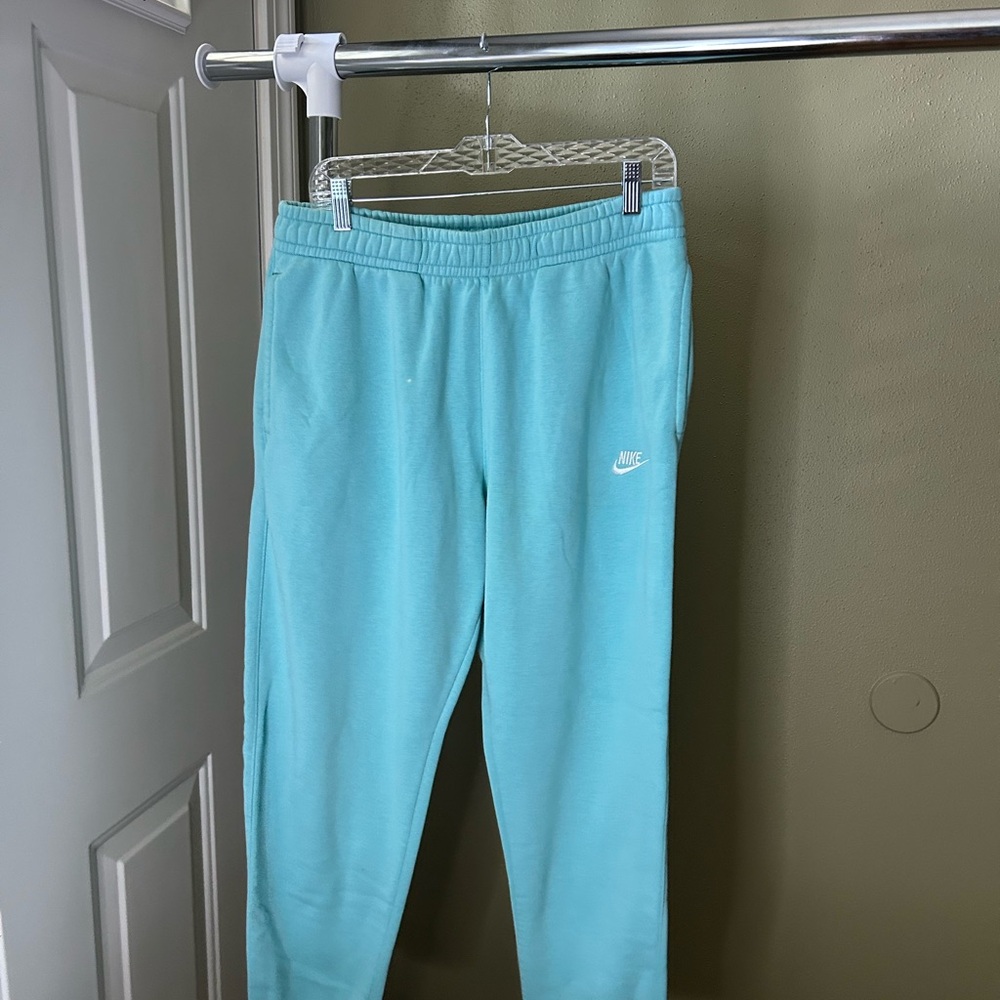 Nike Blue Sweatpants Relaxed Fit Fleece